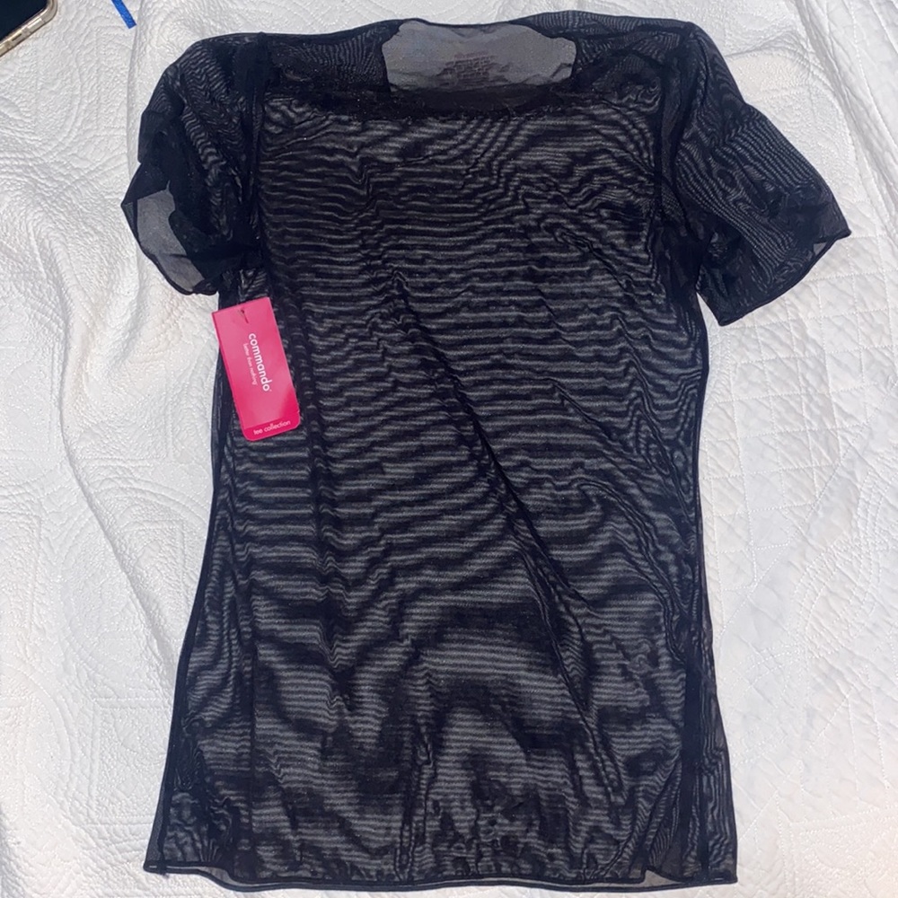 Commando Chic Mesh Layer Tee - Picture 8 of 8